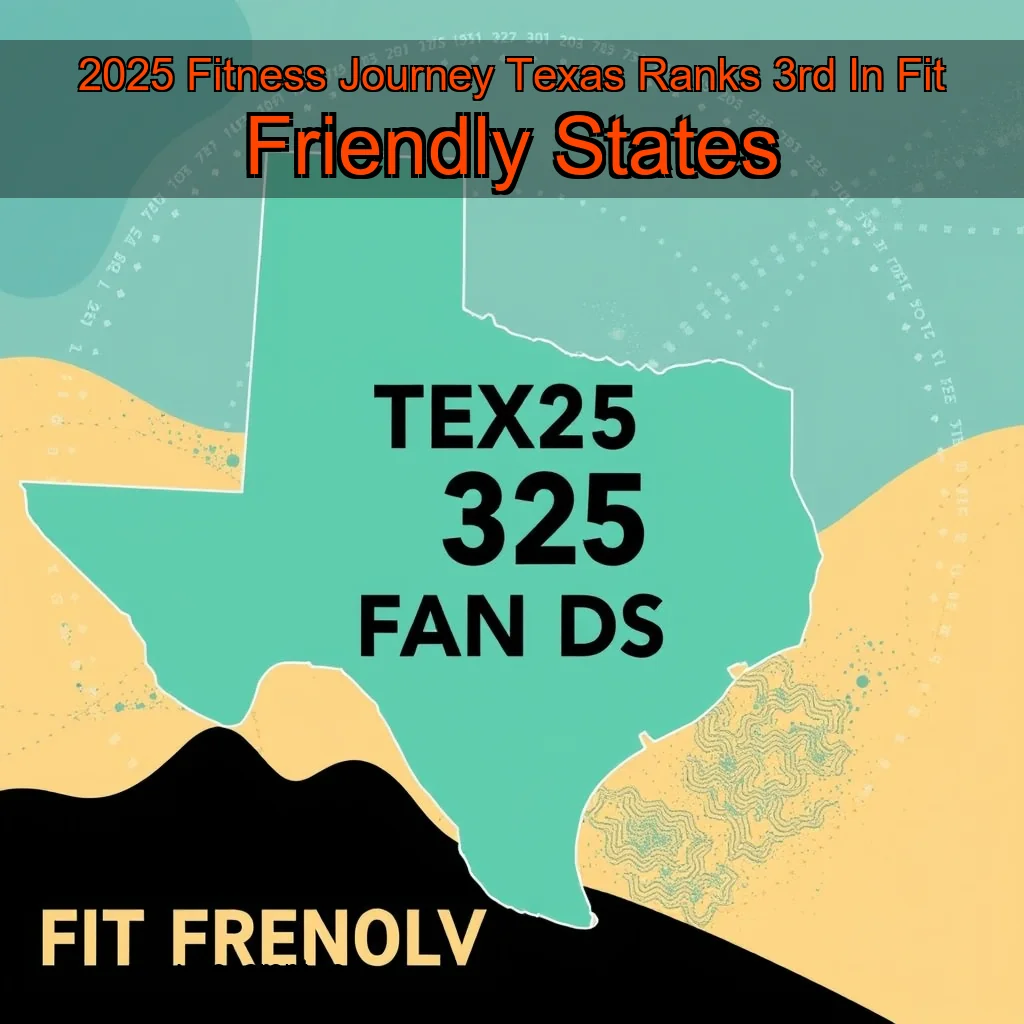 You are currently viewing 2025 Fitness Journey  Texas Ranks 3rd In Fit  Friendly States