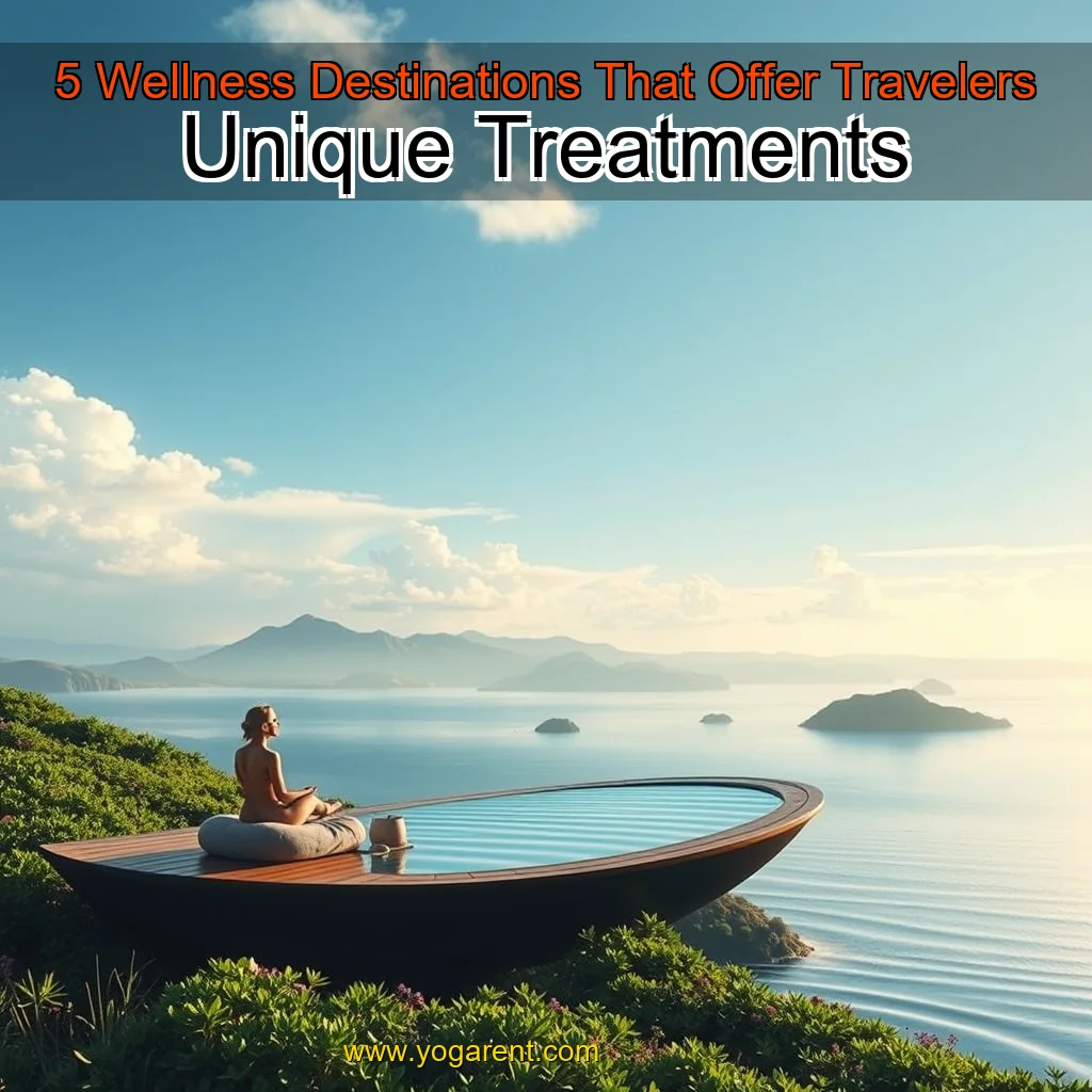 You are currently viewing 5 Wellness Destinations That Offer Travelers Unique Treatments