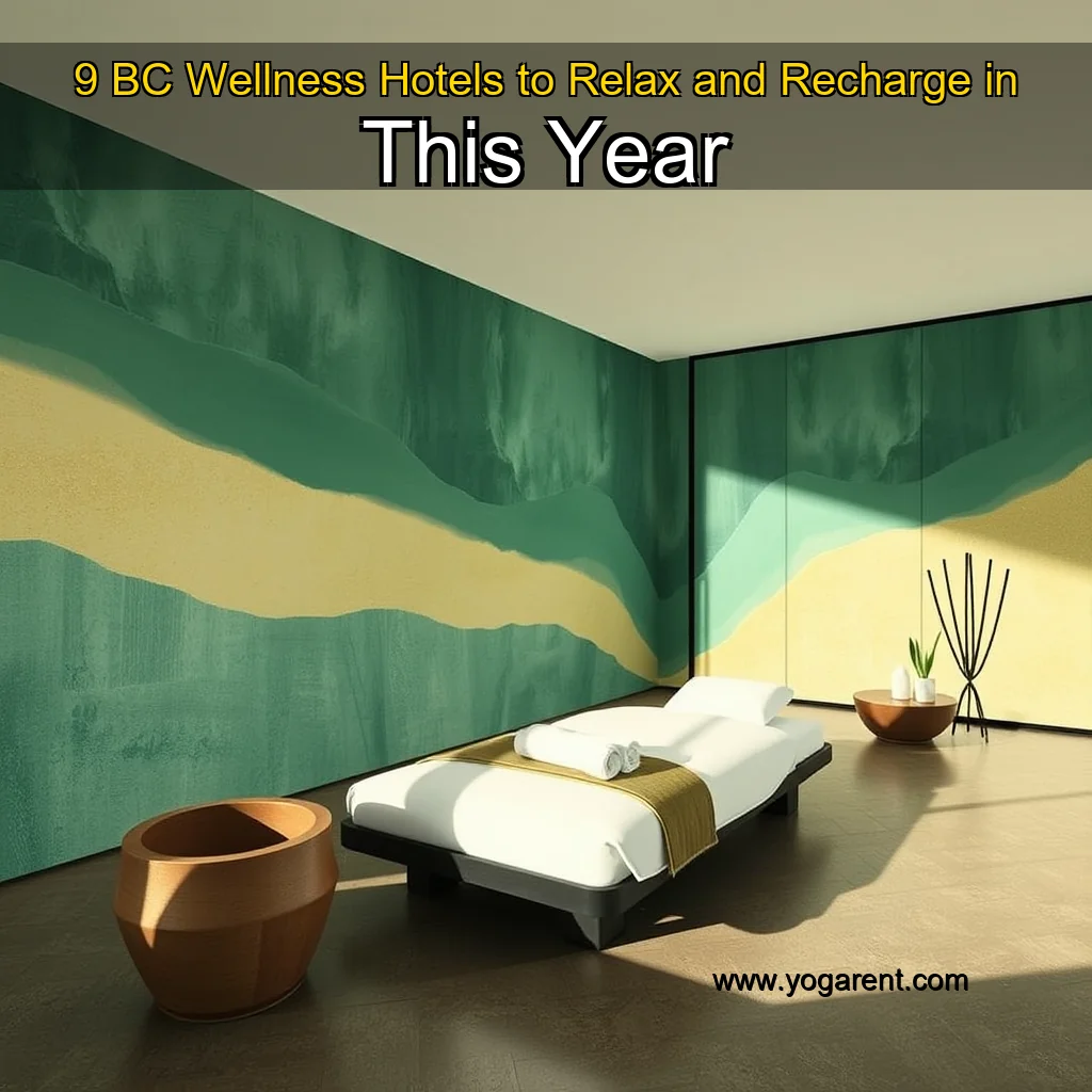 You are currently viewing 9 BC Wellness Hotels to Relax and Recharge in This Year