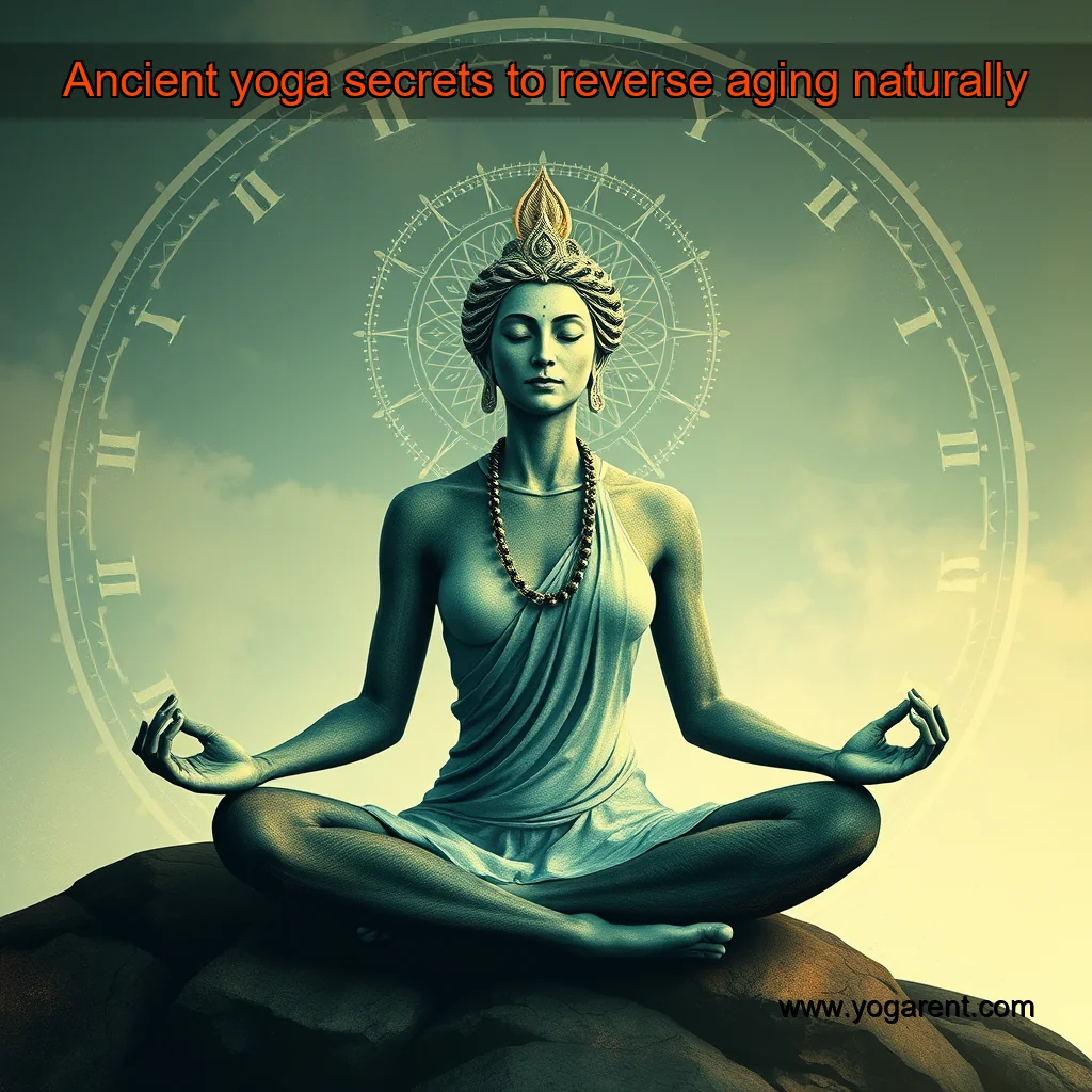 Artistic representation for Ancient yoga secrets to reverse aging naturally