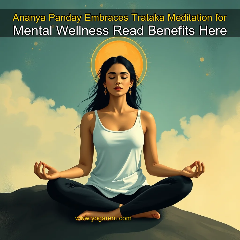 You are currently viewing Ananya Panday Embraces Trataka Meditation for Mental Wellness  Read Benefits Here