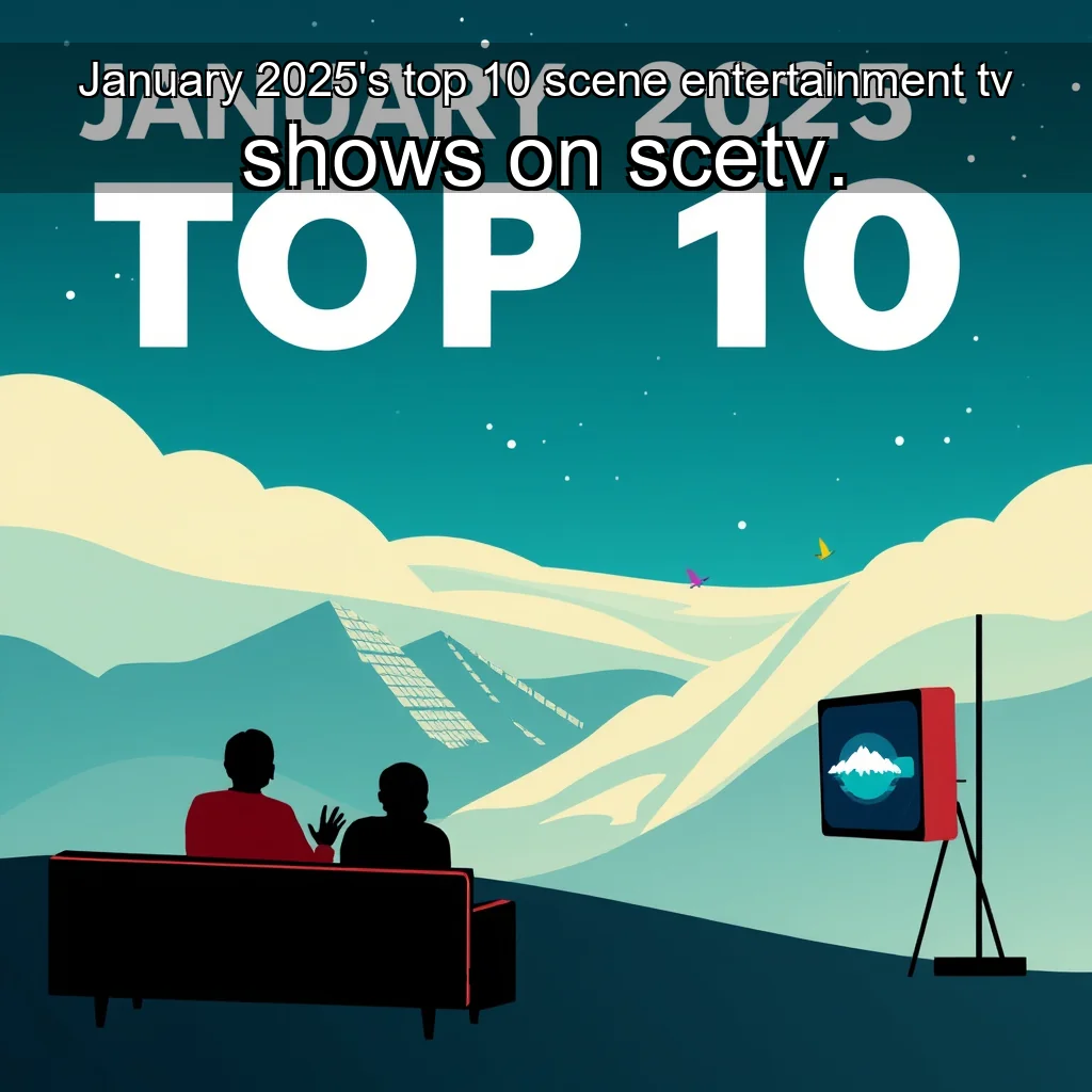 You are currently viewing January 2025’s top 10 scene entertainment tv shows on scetv.