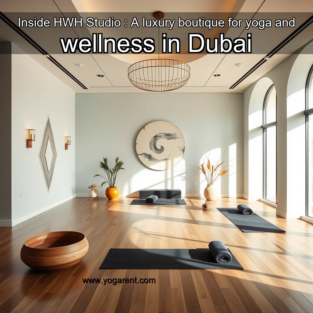 You are currently viewing Inside HWH Studio : A luxury boutique for yoga and wellness in Dubai