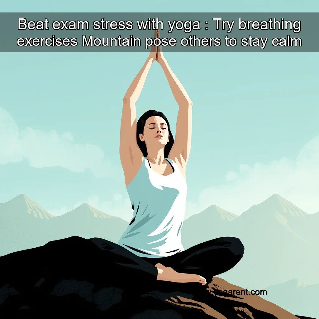 You are currently viewing Beat exam stress with yoga : Try breathing exercises  Mountain pose  others to stay calm