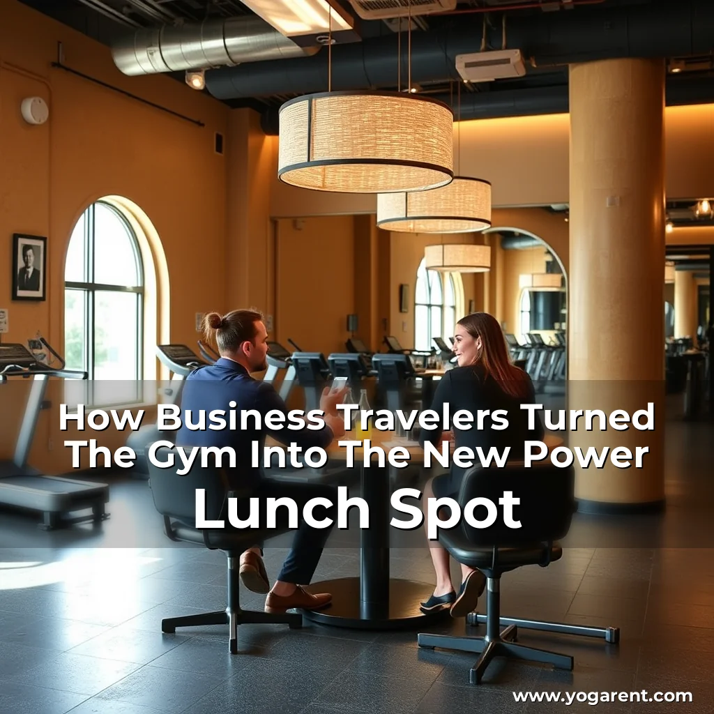 Read more about the article How Business Travelers Turned The Gym Into The New Power Lunch Spot