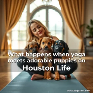 Read more about the article What happens when yoga meets adorable puppies on Houston Life