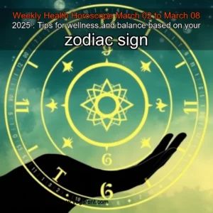 Read more about the article Weekly Health Horoscope March 02 to March 08  2025 : Tips for wellness and balance based on your zodiac sign