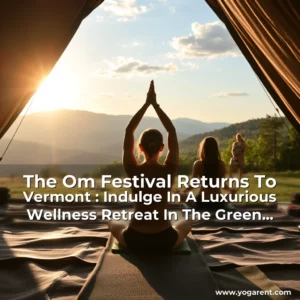 Read more about the article The Om Festival Returns To Vermont : Indulge In A Luxurious Wellness Retreat In The Green Mountains Of Vermont With Sup Yoga , Sound Healing , And Spa Treatments At The Om Festival 2025!