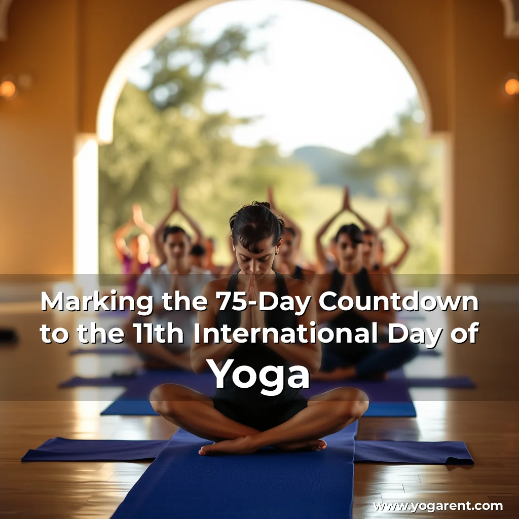Read more about the article Marking the 75-Day Countdown to the 11th International Day of Yoga