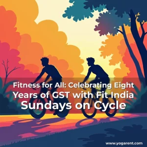 Read more about the article Fitness for All: Celebrating Eight Years of GST with Fit India Sundays on Cycle