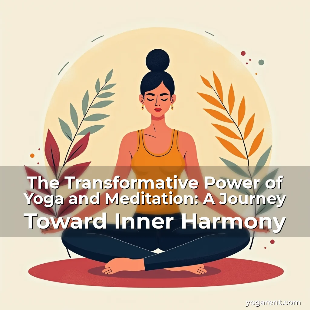 Read more about the article The Transformative Power of Yoga and Meditation: A Journey Toward Inner Harmony