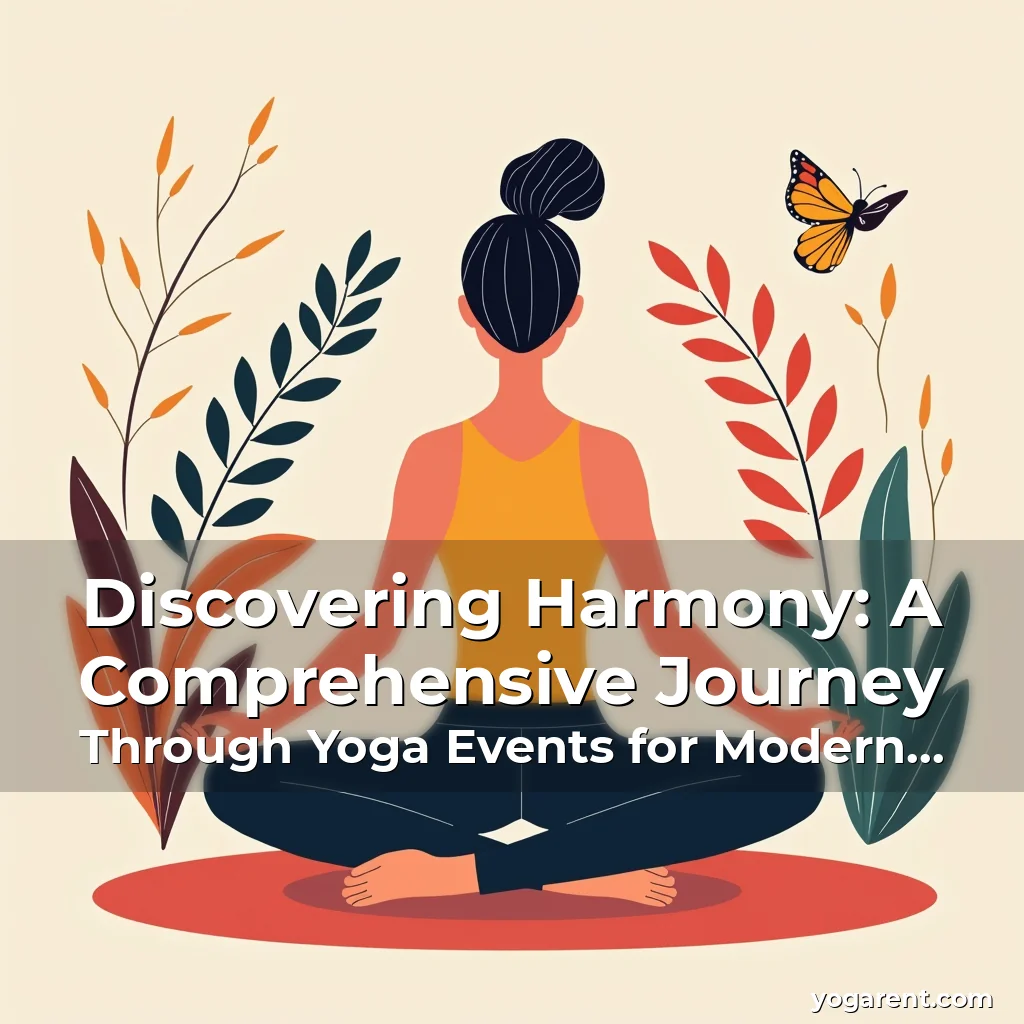 Read more about the article Discovering Harmony: A Comprehensive Journey Through Yoga Events for Modern Practitioners